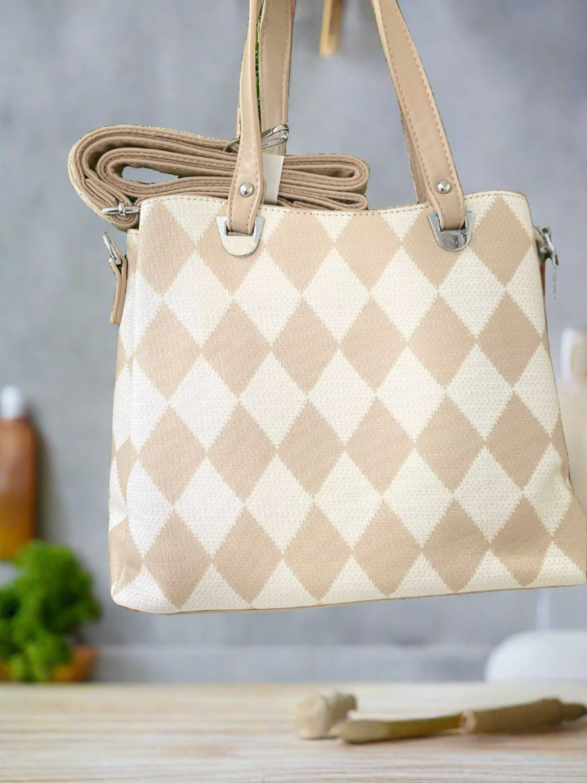 IVORY HOBO BAG