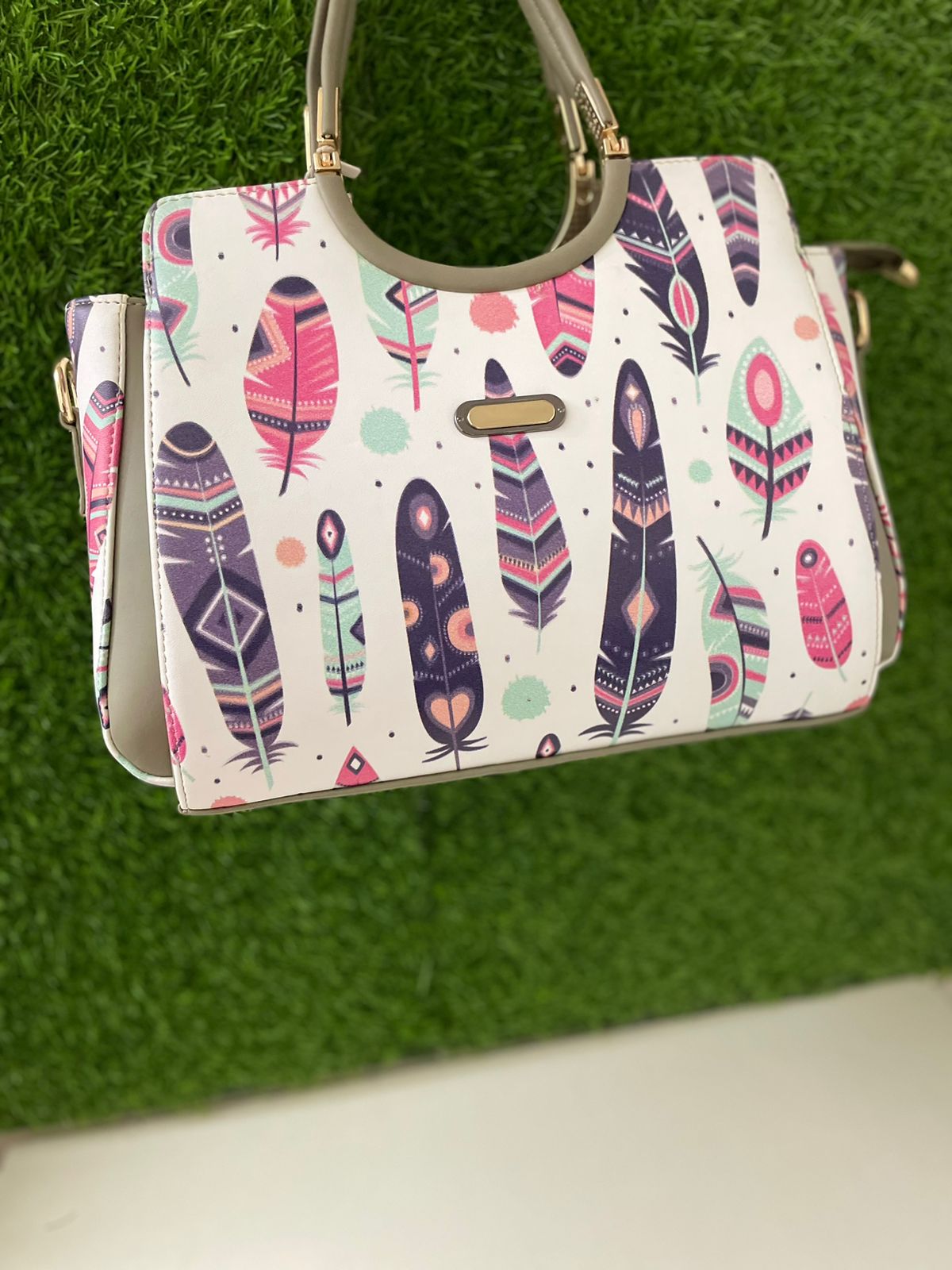 PRINTED HANDBAG