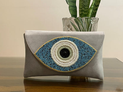 EVIL EYE FLAP BAG