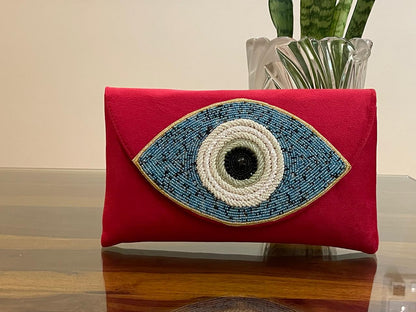 EVIL EYE FLAP BAG