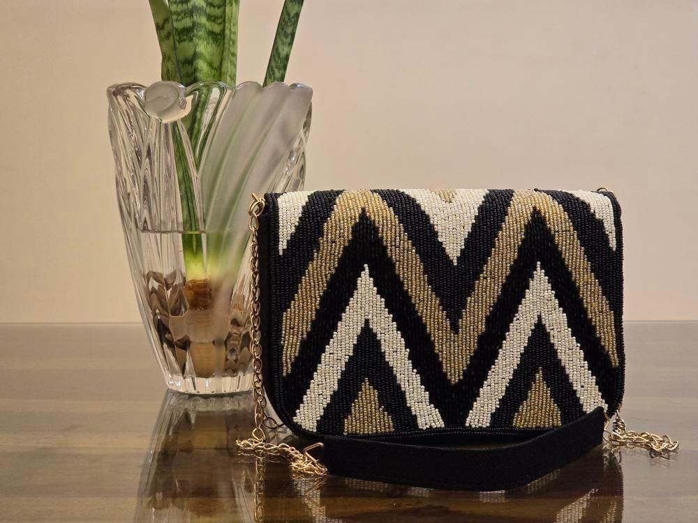 AARZOO BEADED HANDBAG